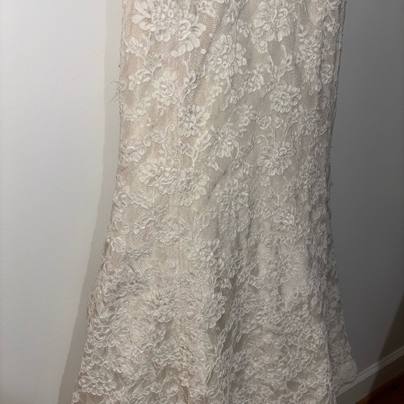 Liancarlo Wedding Dress 10 Ivory White Flowers - Picture 5 of 10